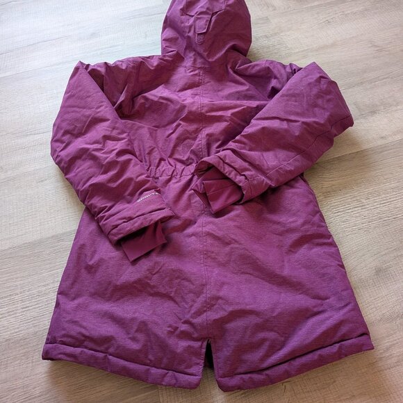 Columbia Girls Large Purple Omnitech Winter Coat - Picture 2 of 5